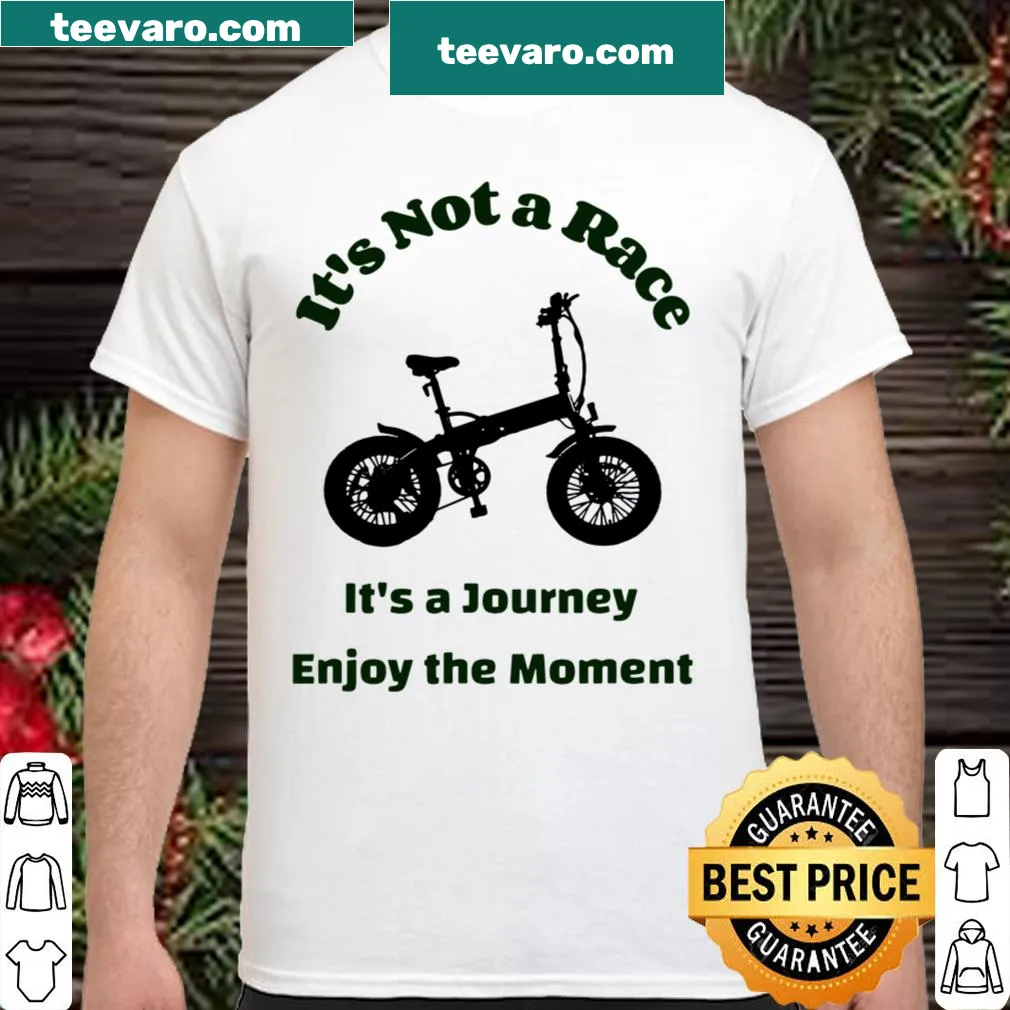 Motivational e-bike shirt with a leisure theme