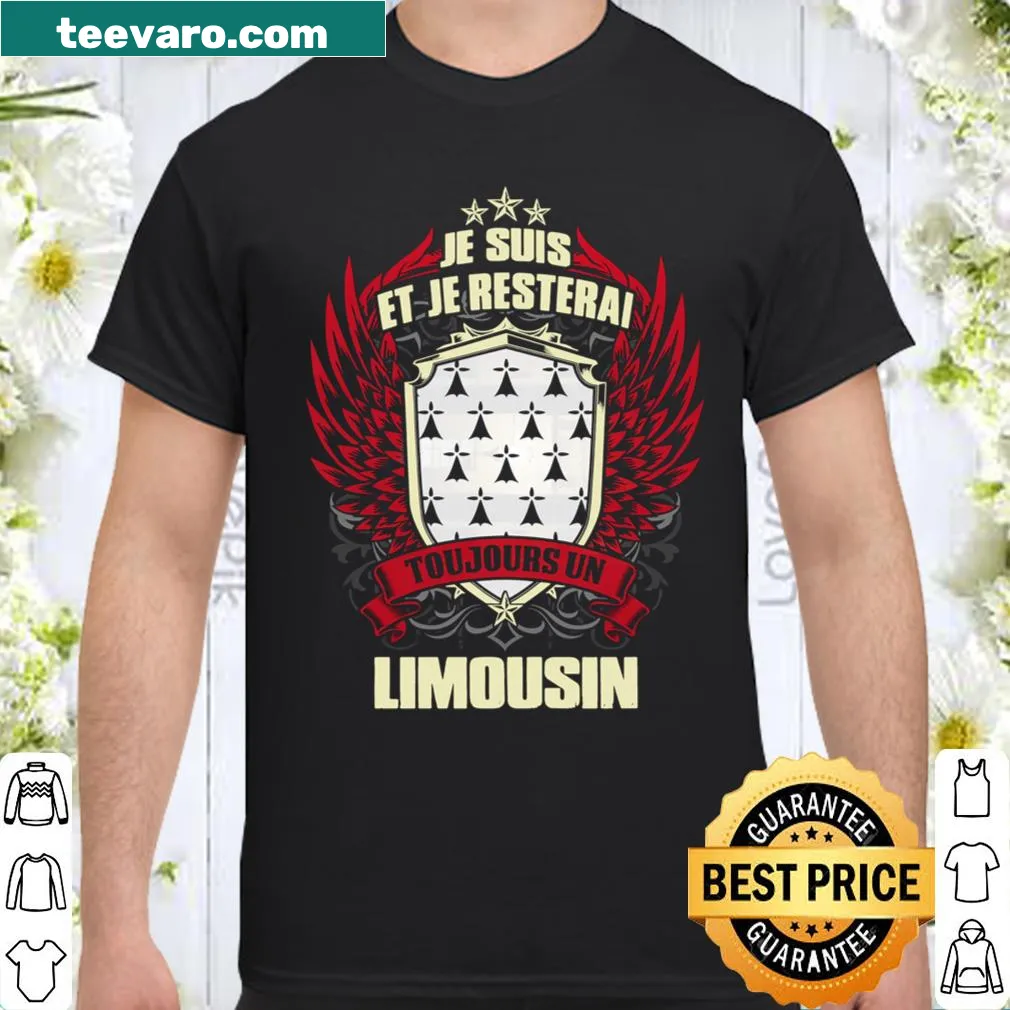 Limousin heritage graphic t-shirt with elegant text