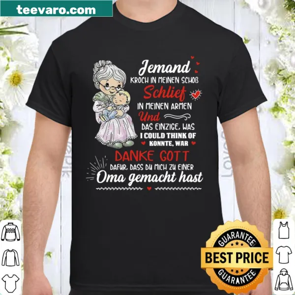 Shirt honoring grandmothers with a heartfelt German phrase
