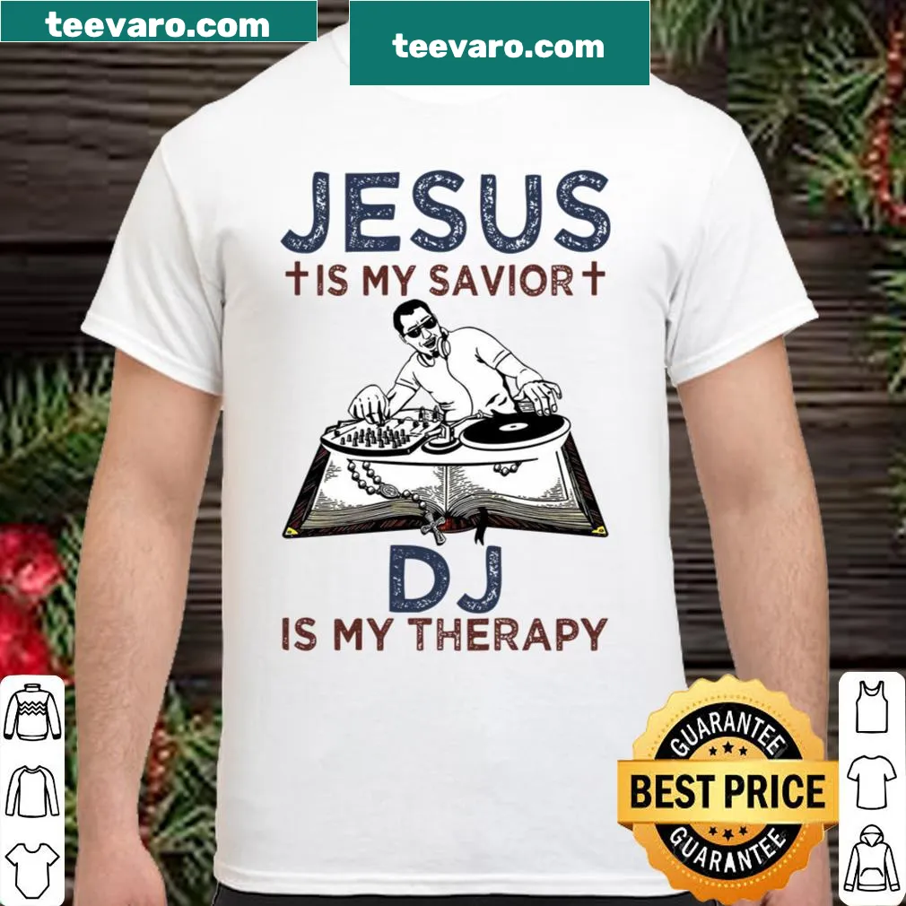 Inspirational shirt combining faith in Jesus and love for music.