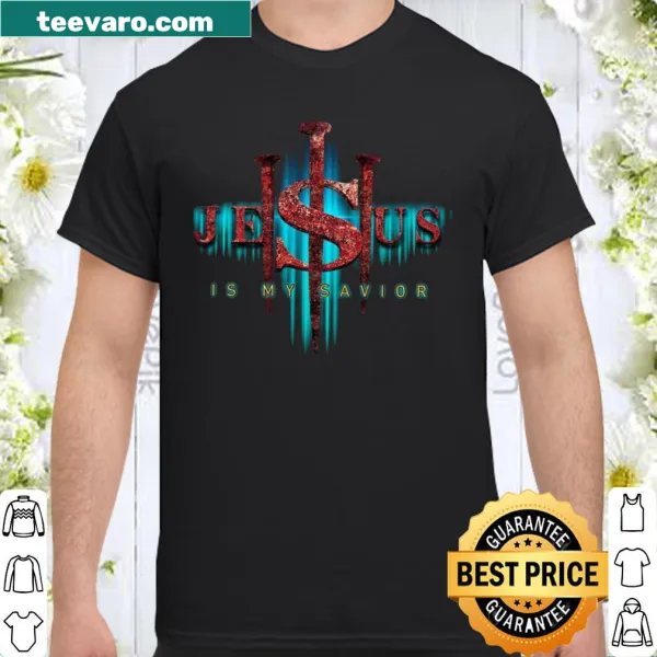 Simple shirt with text 'Jesus Is My Savior' in clear typography