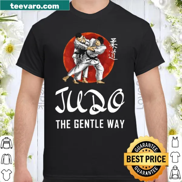 Shirt with the text 'Judo The Gentle Way' in clean typography.