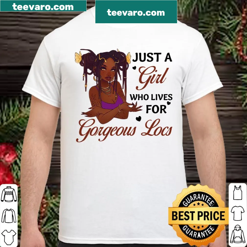 Celebratory shirt for women with gorgeous locs hairstyle