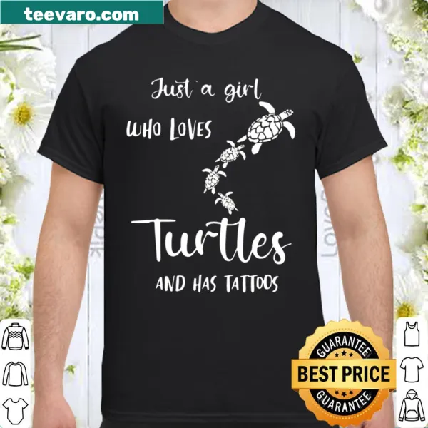 T-shirt featuring turtles and tattoos graphic for turtle lovers