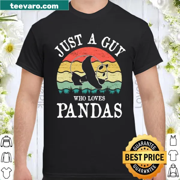 Panda lover shirt with playful typography design
