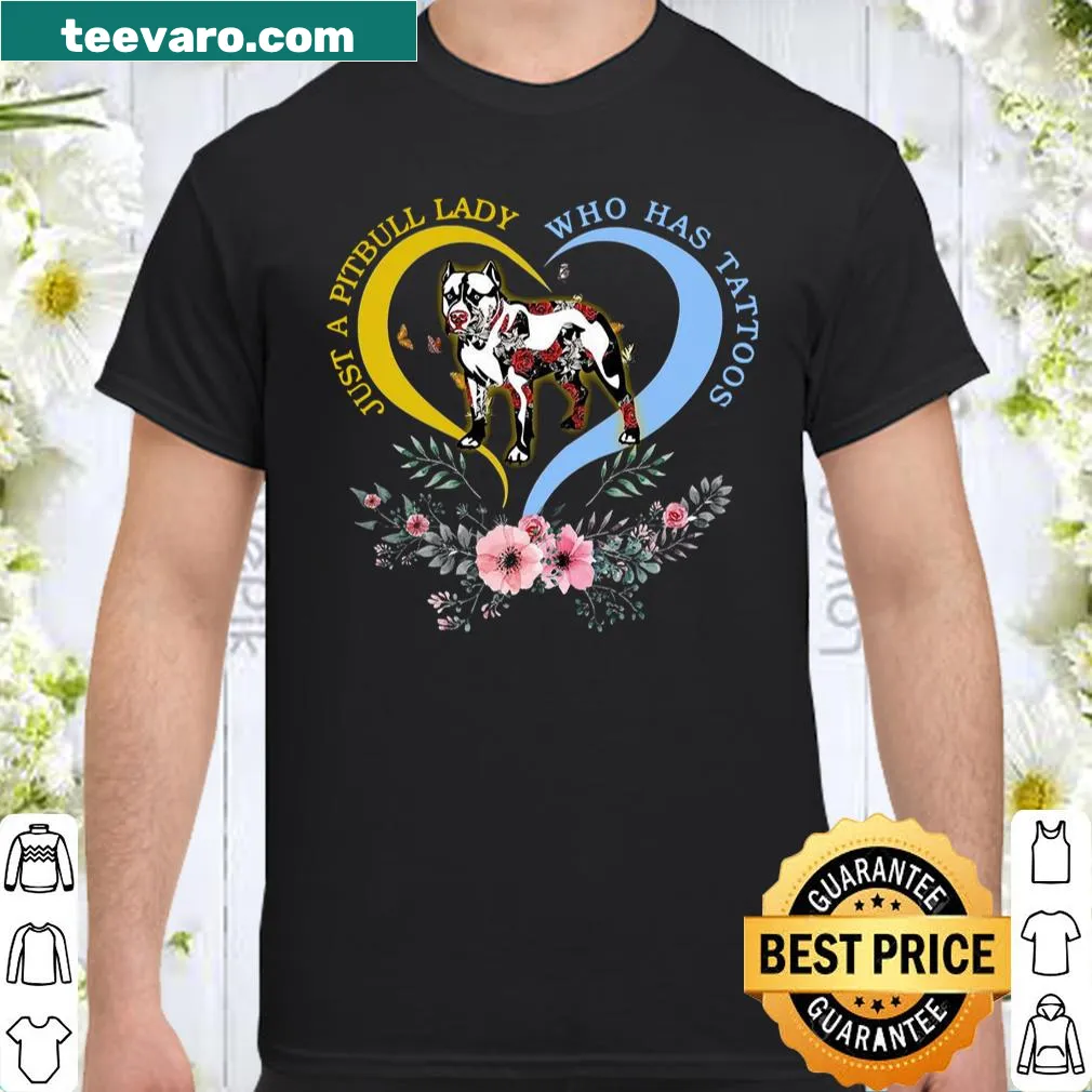 Proud shirt for pitbull lovers with tattoos