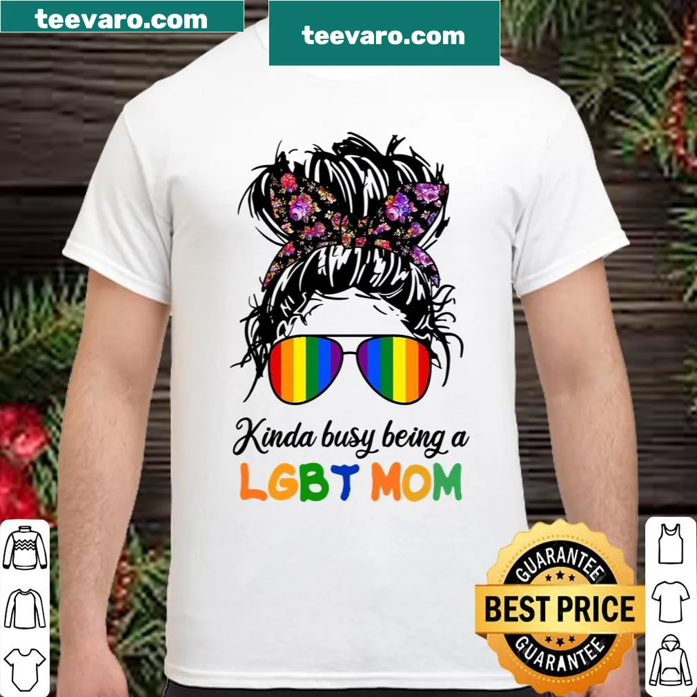 LGBT mom shirt with proud wording
