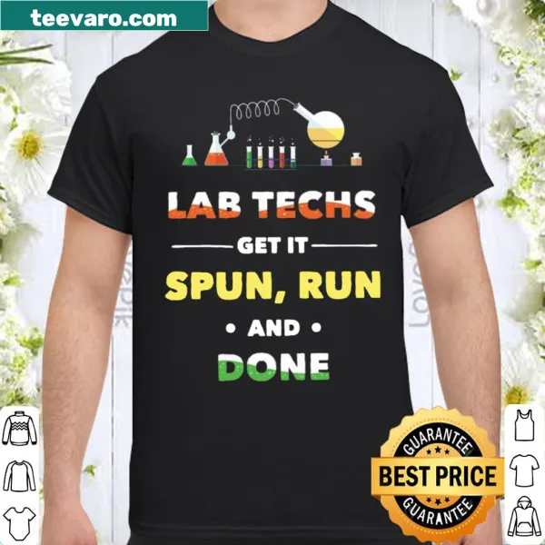 Playful shirt celebrating lab technicians and their work