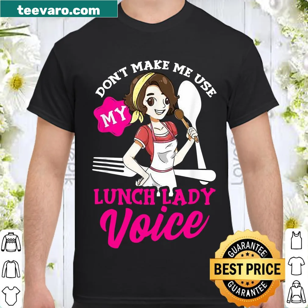 Funny shirt with the phrase about lunchtime and sharing food
