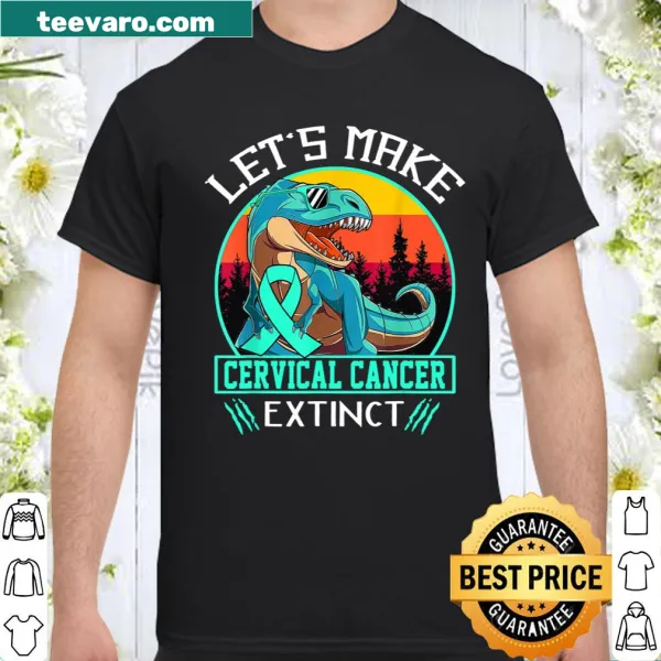 Inspirational shirt promoting cervical cancer awareness