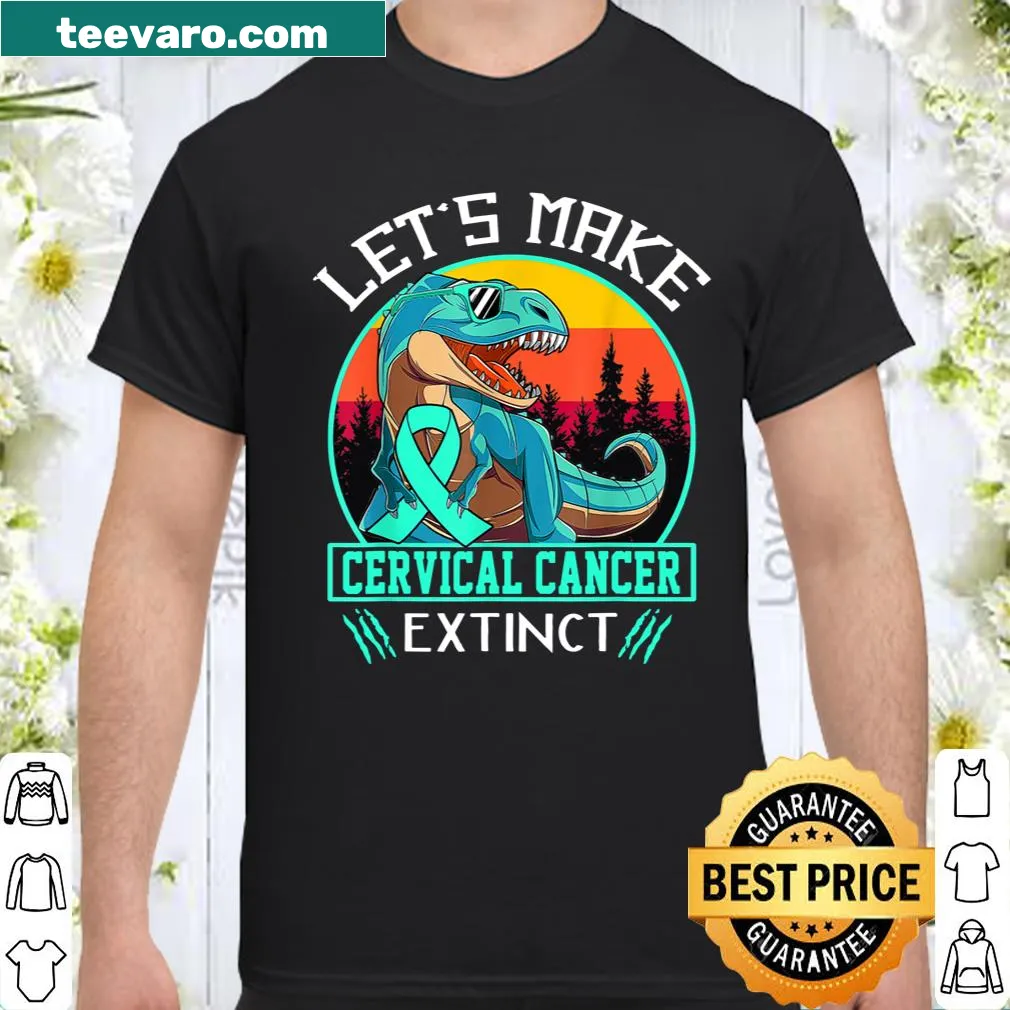 Inspirational shirt promoting cervical cancer awareness