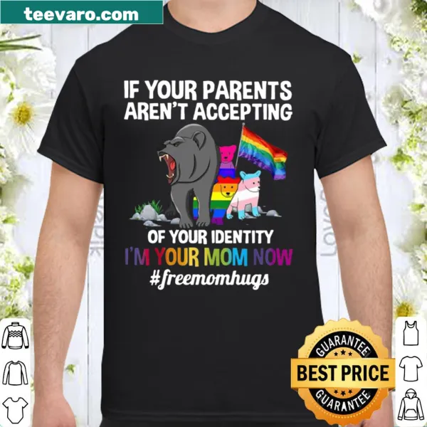 LGBT bear graphic with text supporting identity acceptance