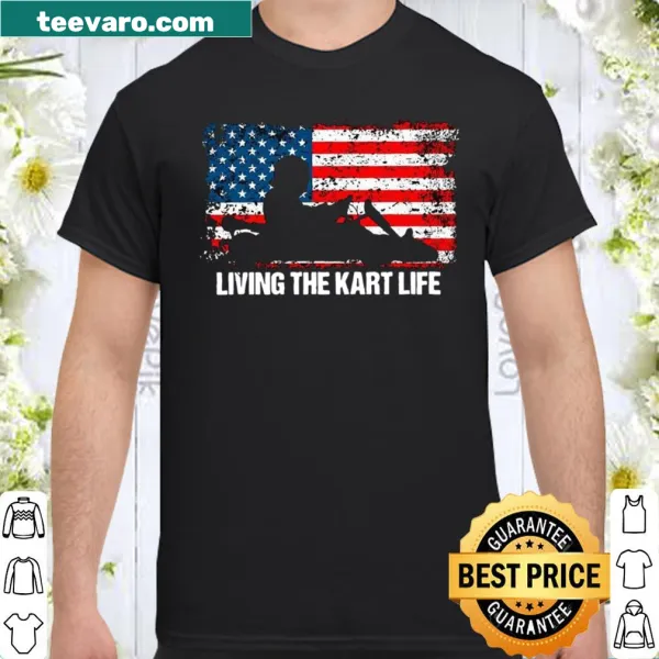 Shirt declaring 'Living The Kart Life' for racing fans