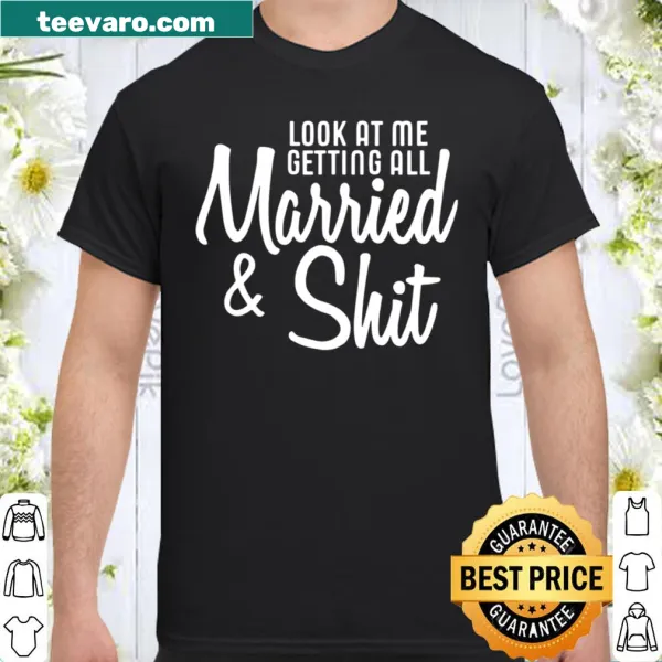 Funny bride shirt with humorous wedding-themed text