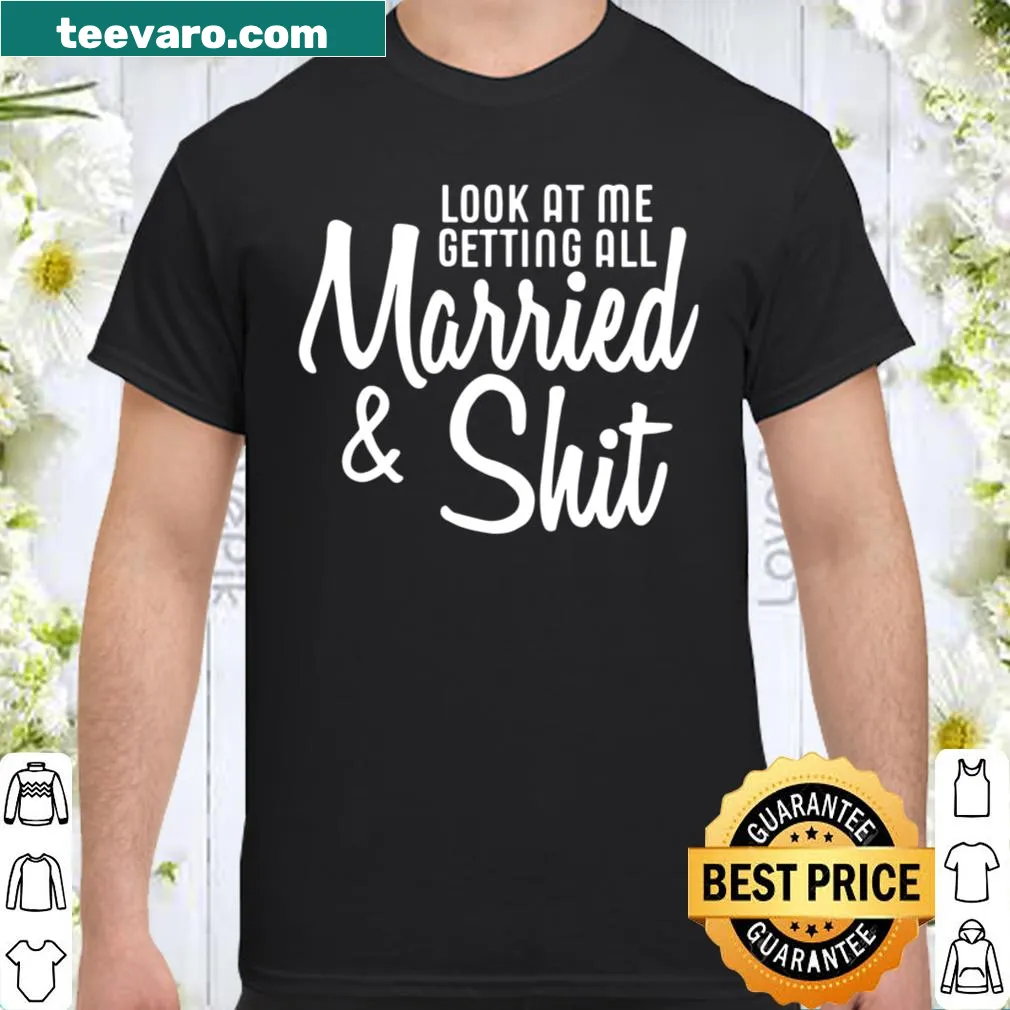 Funny bride shirt with humorous wedding-themed text