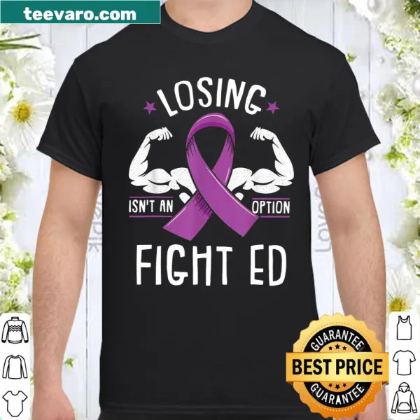 Empowering shirt with 'Losing Is Not An Option' text
