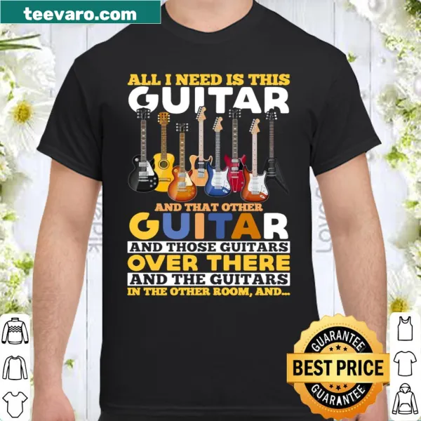 Illustration of a guitar store celebrating the love of music