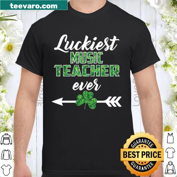 Proud shirt for music teachers declaring their luck