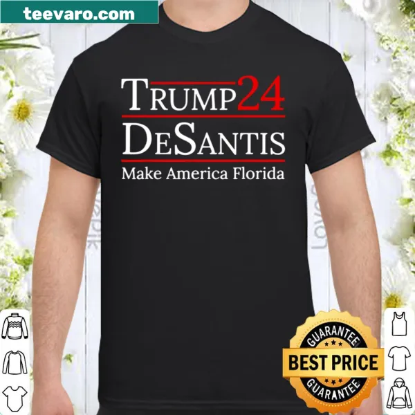 Minimalist design with 'Make America Florida' slogan for 2024 election gear.