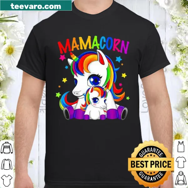 Cute illustration of a mom in a unicorn costume