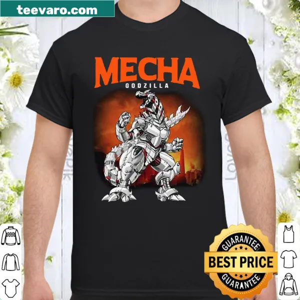 Illustration of Mecha Godzilla on a shirt