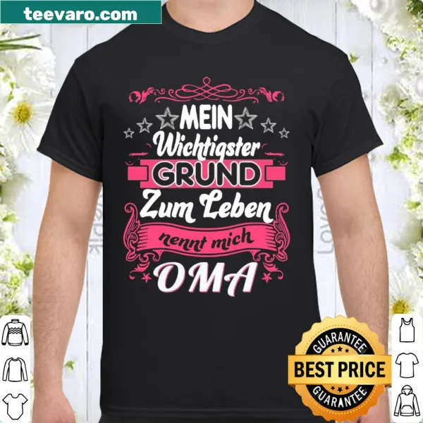 Shirt with a heartfelt message about being called grandma