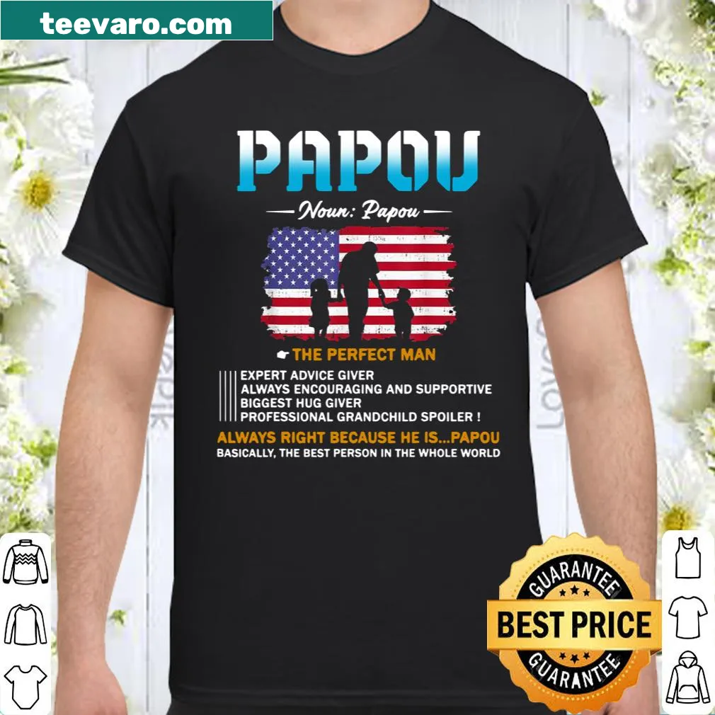 Papou definition shirt for grandpas