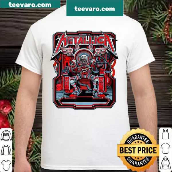 Bold skull design associated with Metallica on a shirt