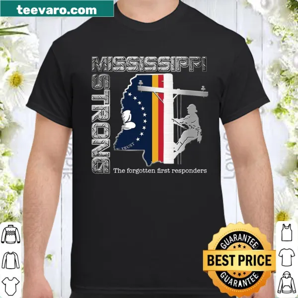 Patriotic shirt honoring Mississippi first responders