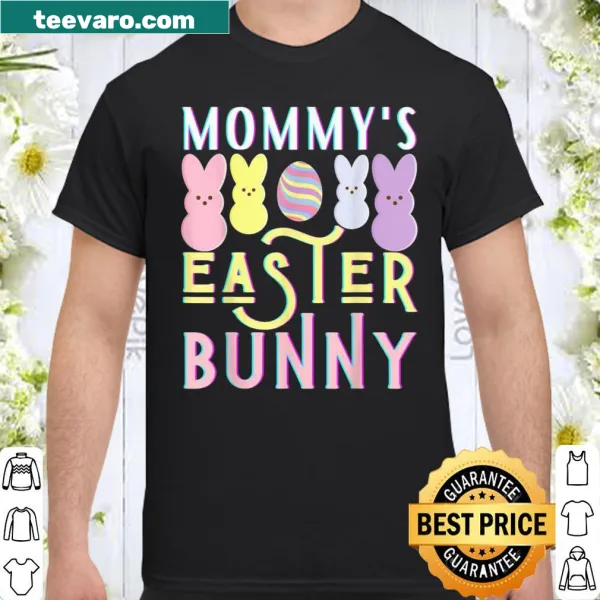 Cute shirt with 'Mommy's Easter Bunny' text for family wear