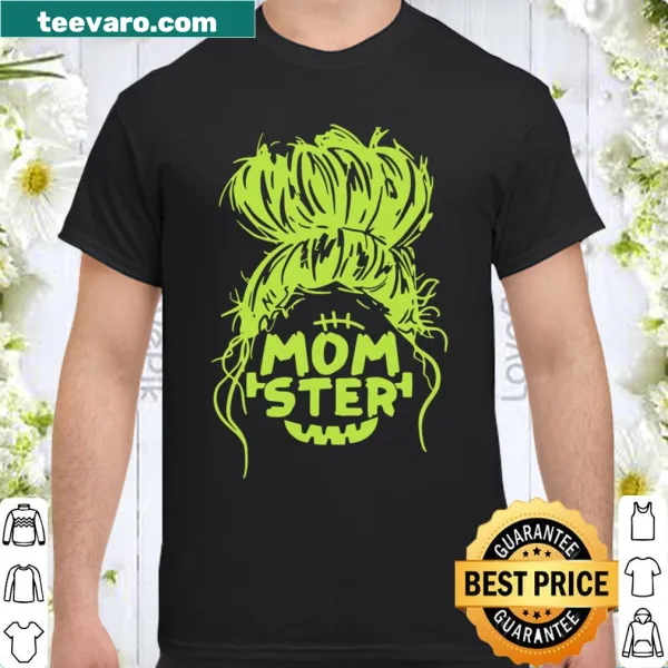 Funny Momster Halloween costume shirt with playful lettering