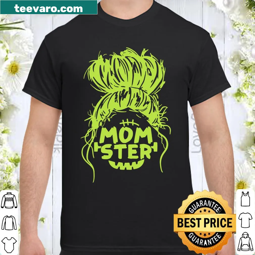 Funny Momster Halloween costume shirt with playful lettering