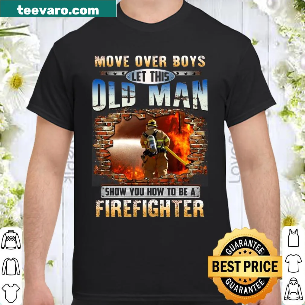 Shirt with inspirational firefighter mentorship message