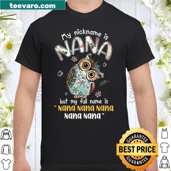 Humorous t-shirt for grandmas with the phrase about being a nana