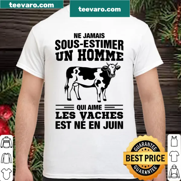 Witty cow lover shirt with a humorous message