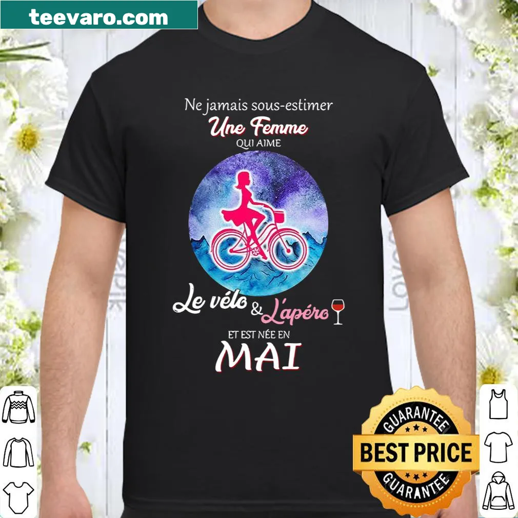 Empowering shirt for women with biking and birthday theme