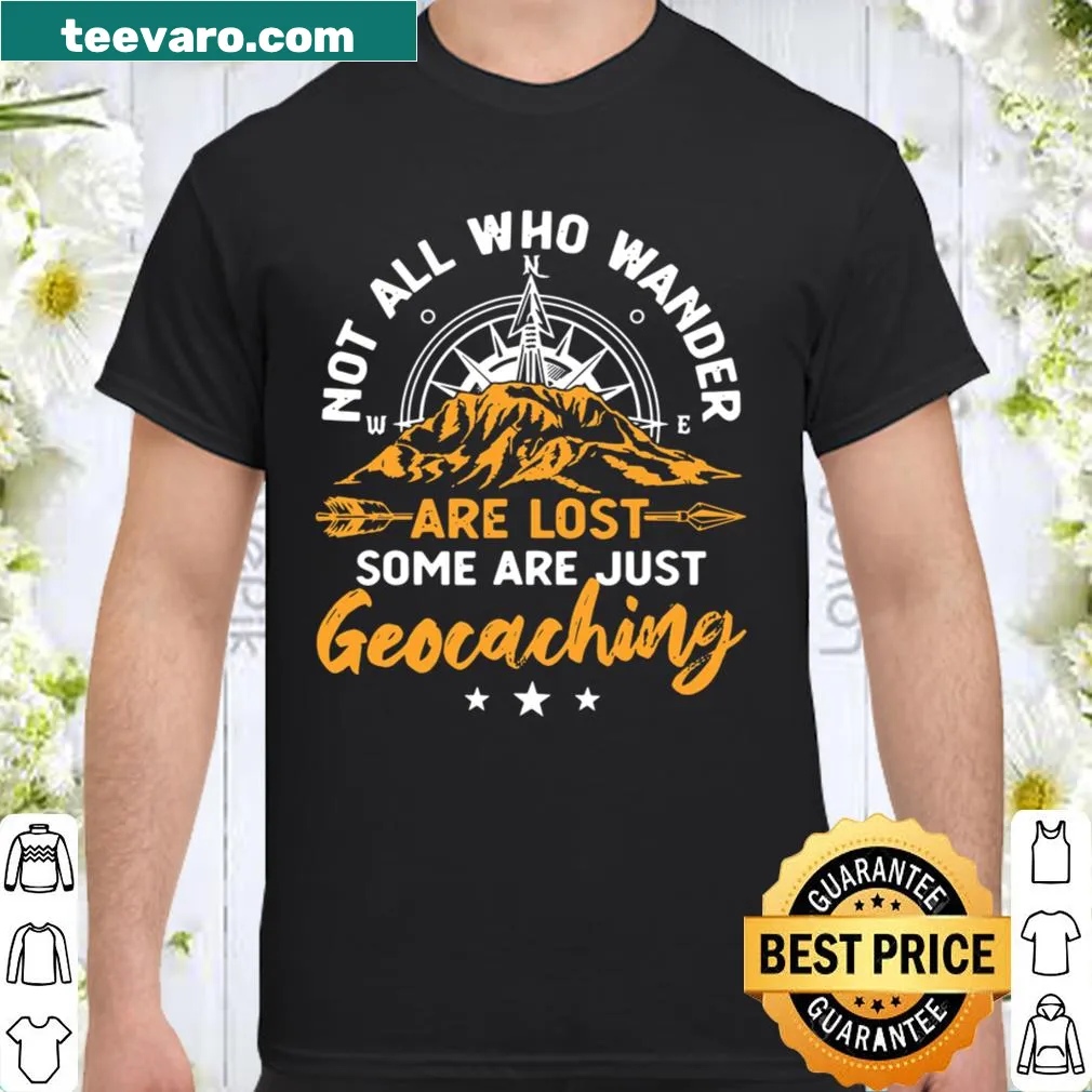 Text design saying Not All Who Wander Are Lost