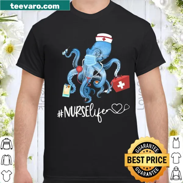 Nurse Life shirt featuring a bold statement about the nursing profession.