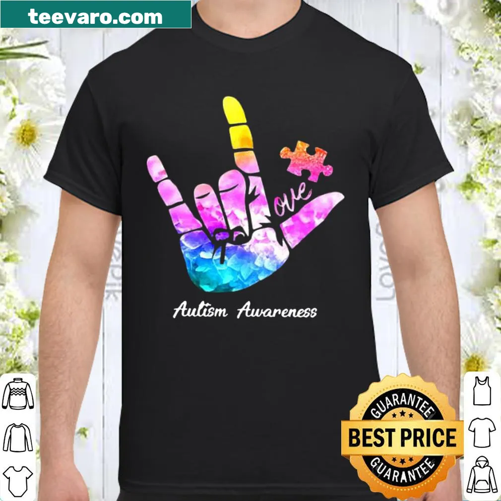 Hand-lettered autism awareness shirt with a heartfelt message