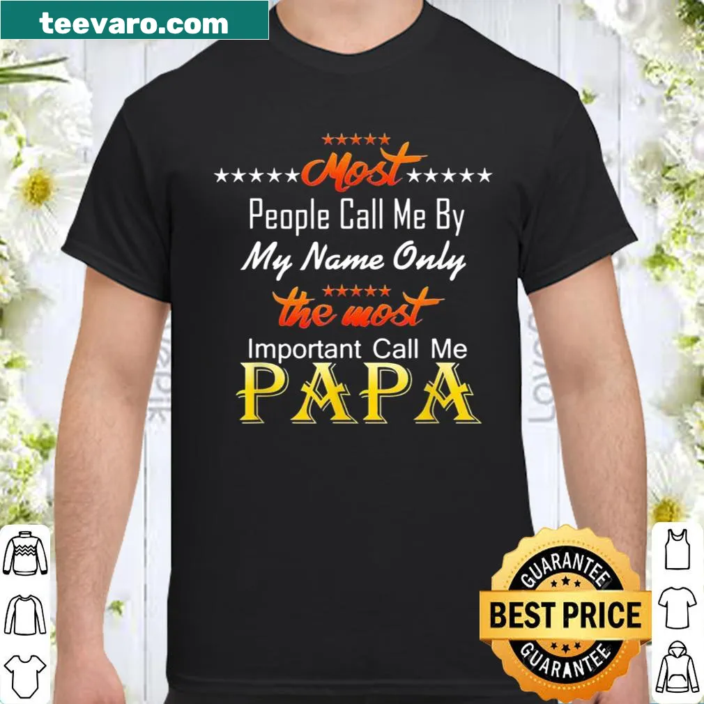 Papa shirt with heartfelt message for Father's Day