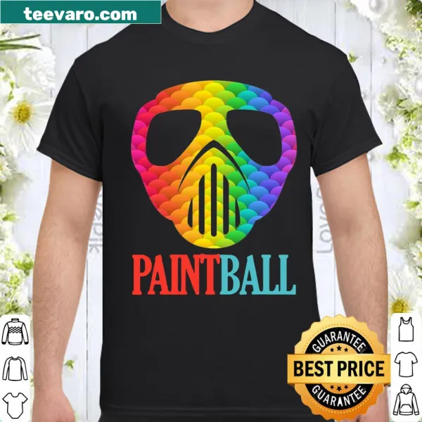 Colorful paintball mask design for gamers and paintball fans