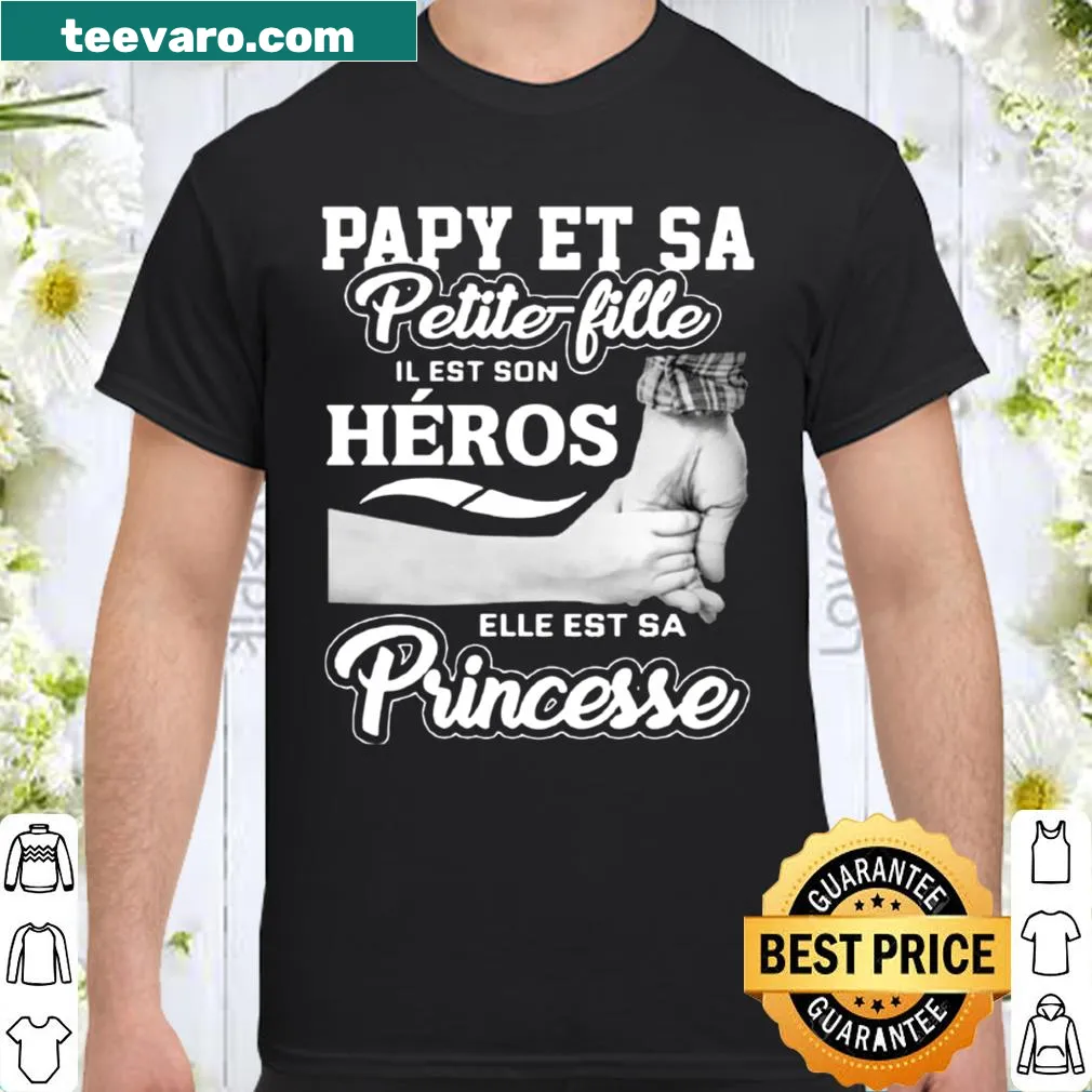 Heartwarming grandpa granddaughter shirt with touching text