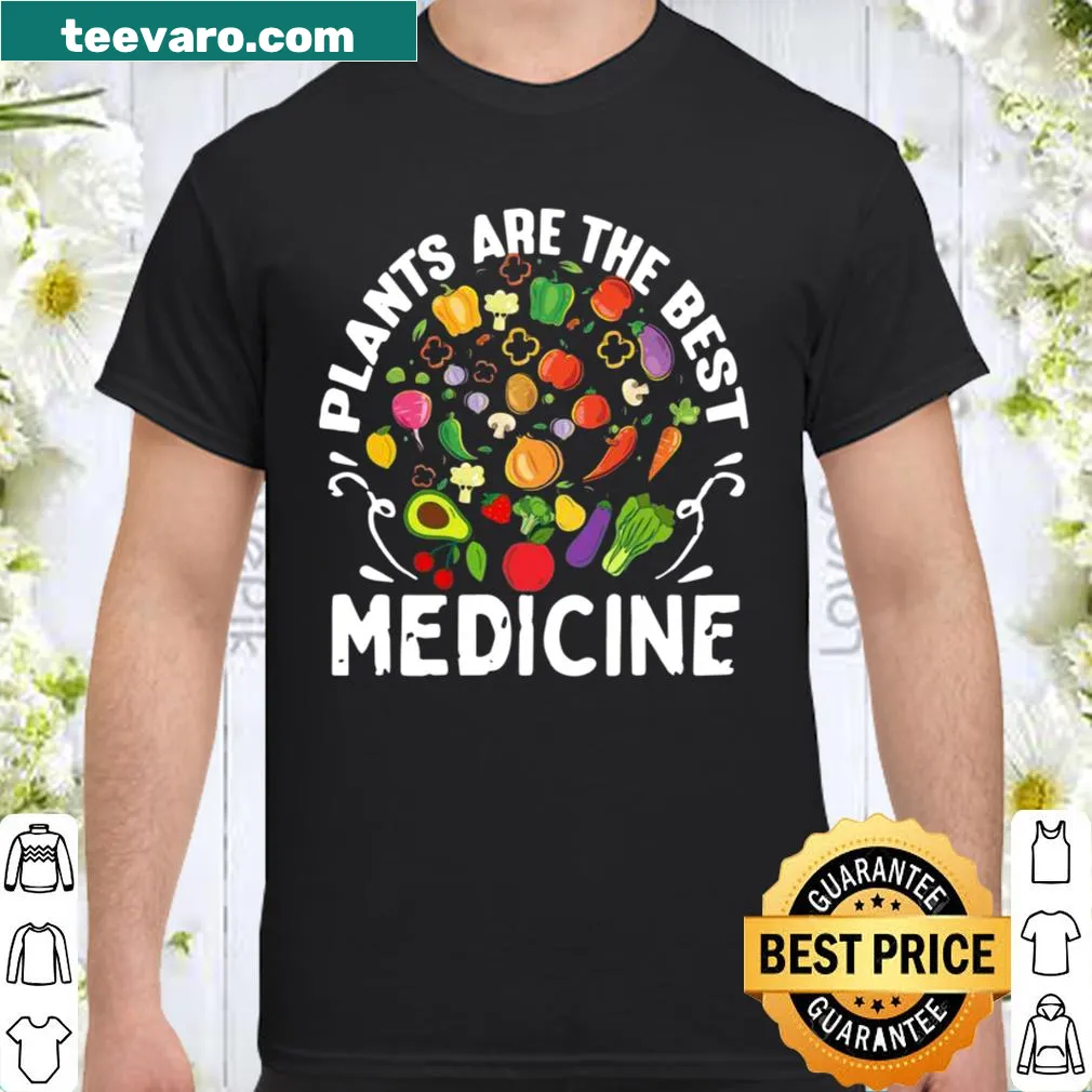 Inspirational shirt promoting plants as medicine