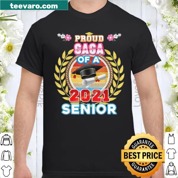 Proud grandmother shirt for high school graduation