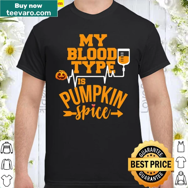 Playful shirt declaring love for pumpkin spice