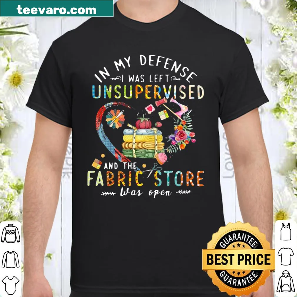 Playful quilting t-shirt with humorous text