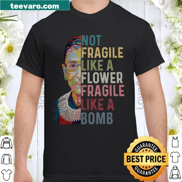 Tribute shirt with RBG quote about strength