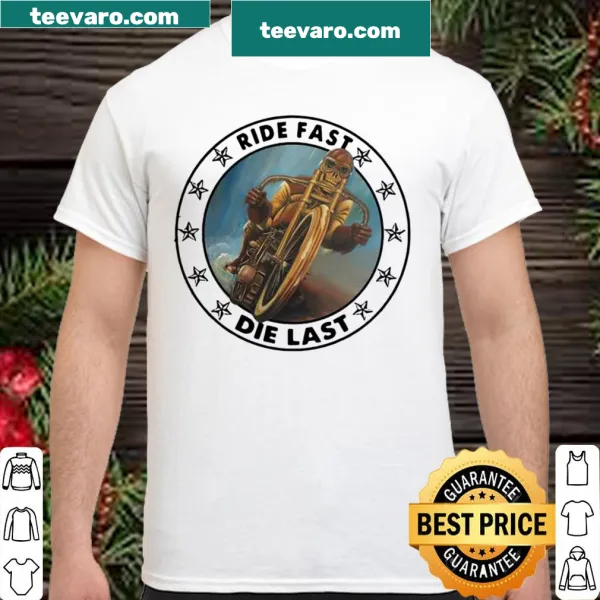 Edgy motorcycle skull graphic t-shirt