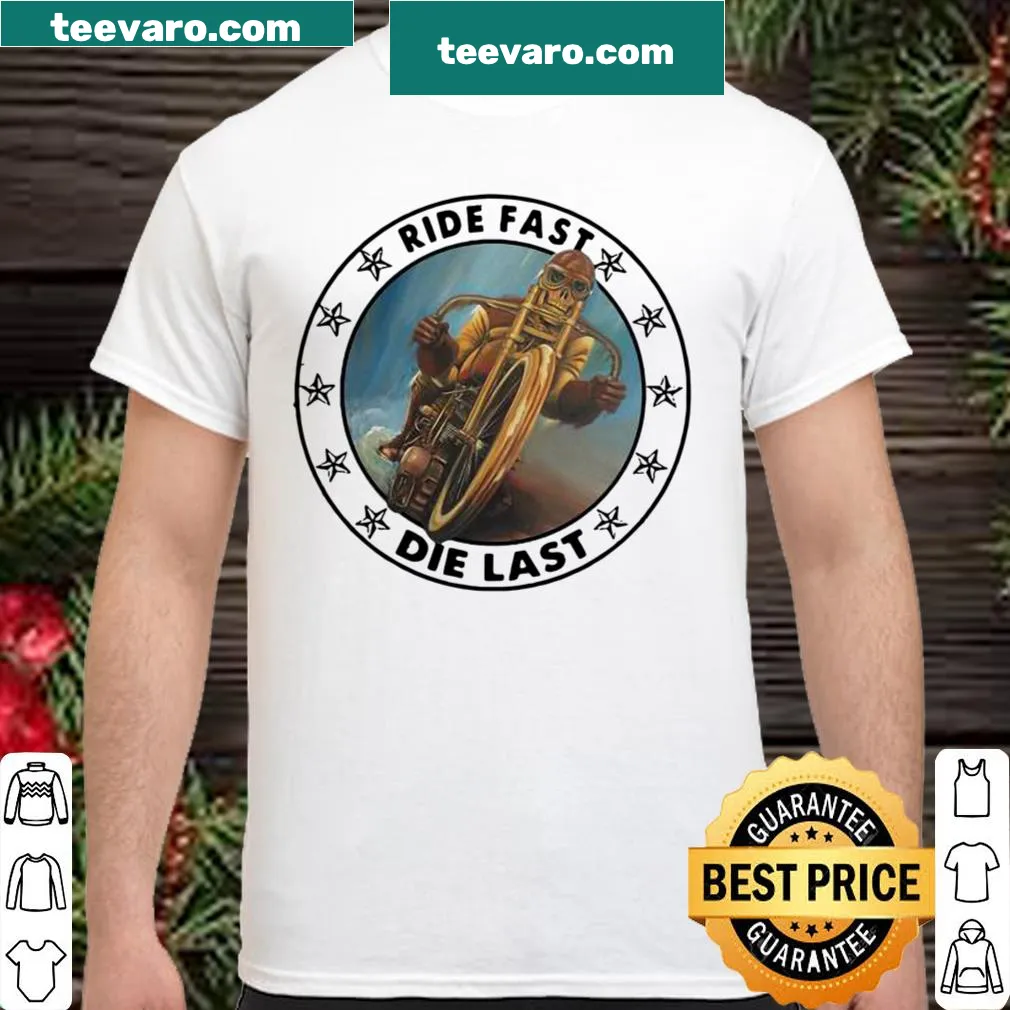 Edgy motorcycle skull graphic t-shirt