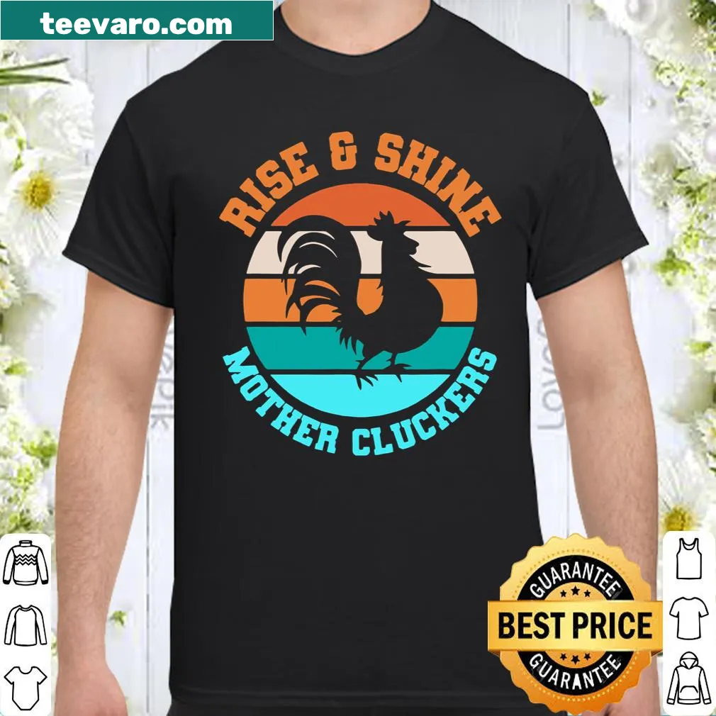 Vintage-style chicken graphic with humorous text